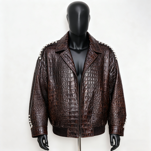Leather black classy jacket